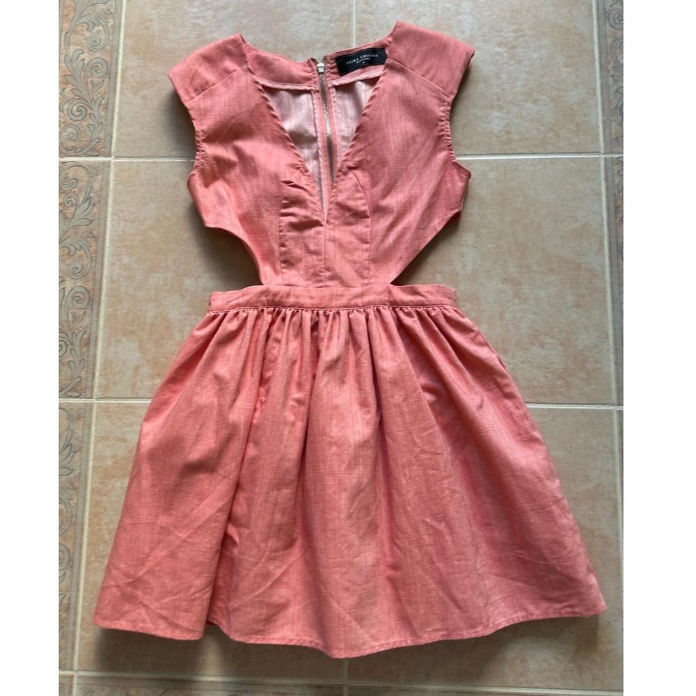 AKIRA CHICAGO‎ Black Label Cutout Dress Fit & Flare Sleeveless Dress Size:  M